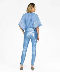 Colette Metallic Airy Blue