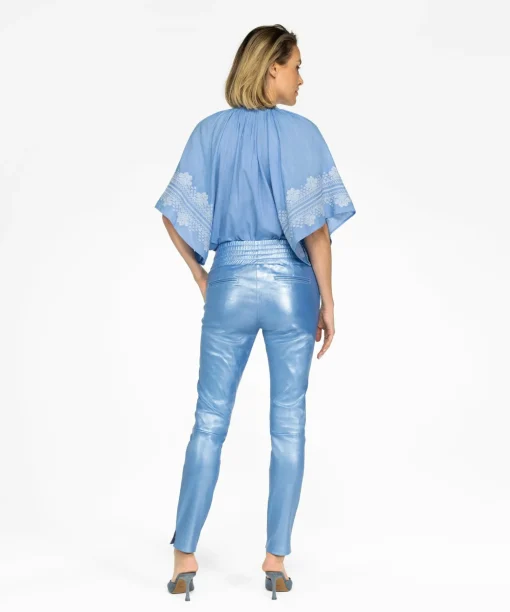 Colette Metallic Airy Blue