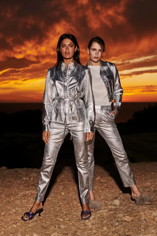 Colette Metallic Silver