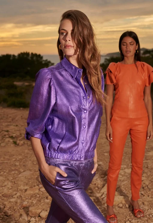 Colette Metallic Violet