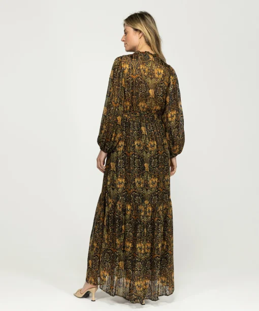 Dalore Lurex Floral Rose