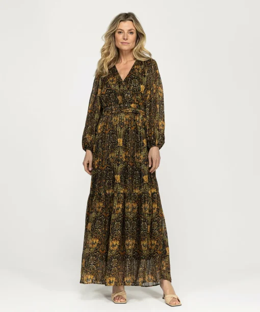 Dalore Lurex Floral Rose