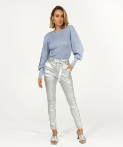 Paulina Metallic Silver