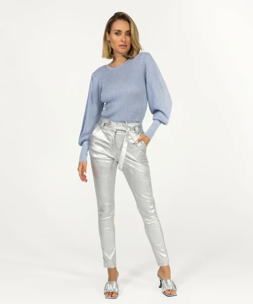 Paulina Metallic Silver