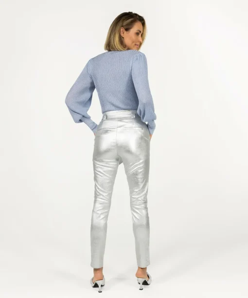 Paulina Metallic Silver