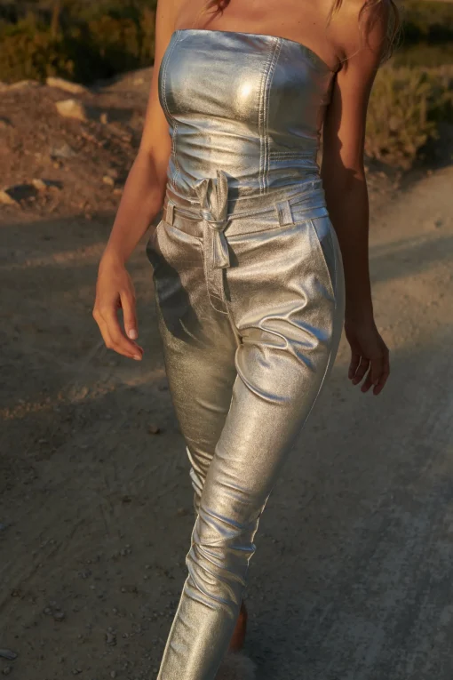 Paulina Metallic Silver