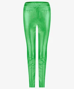 Poggy Metallic Snake Green