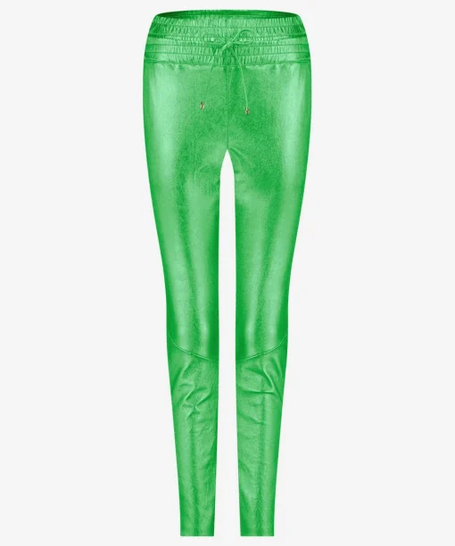 Poggy Metallic Snake Green