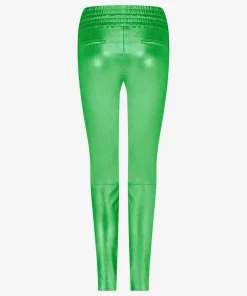 Poggy Metallic Snake Green