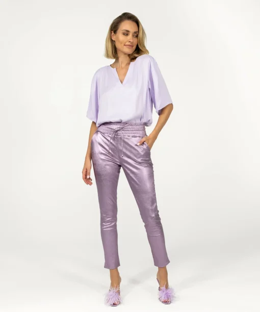 Poggy Metallic Soft Lilac