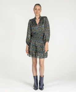 Siana Lurex Floral Birds