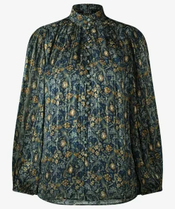 Talici Lurex Floral Birds