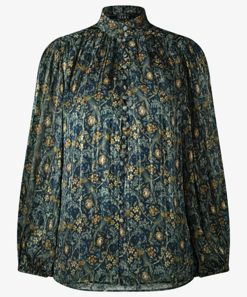 Talici Lurex Floral Birds