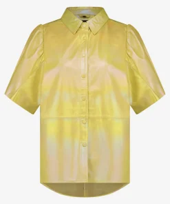 Tasha Metallic Buttery Yellow
