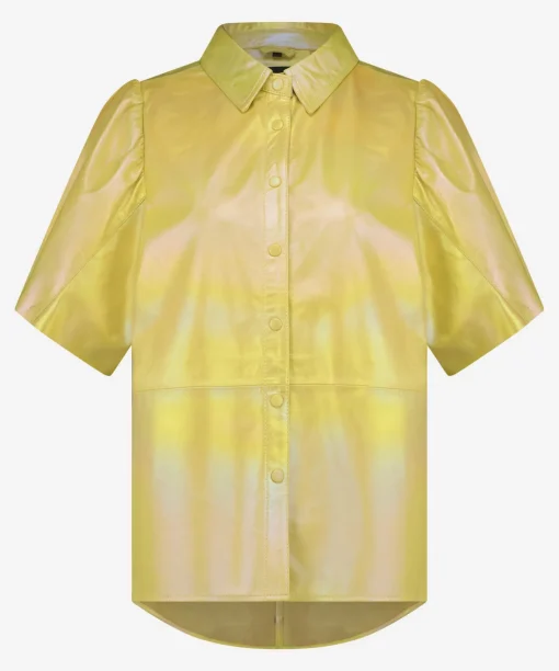 Tasha Metallic Buttery Yellow