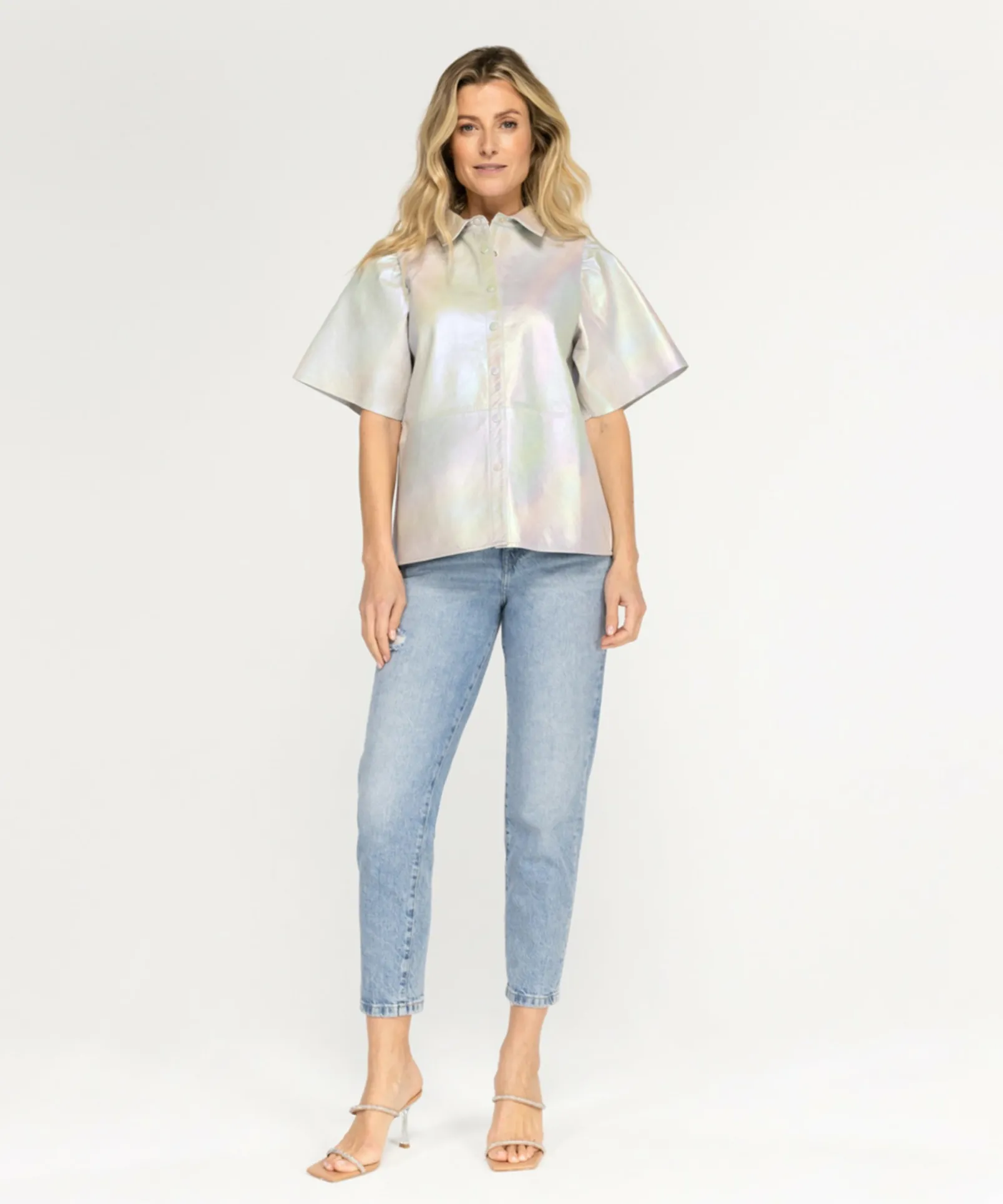 Tasha Metallic Jade Green