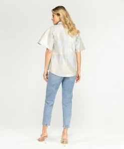 Tasha Metallic Jade Green