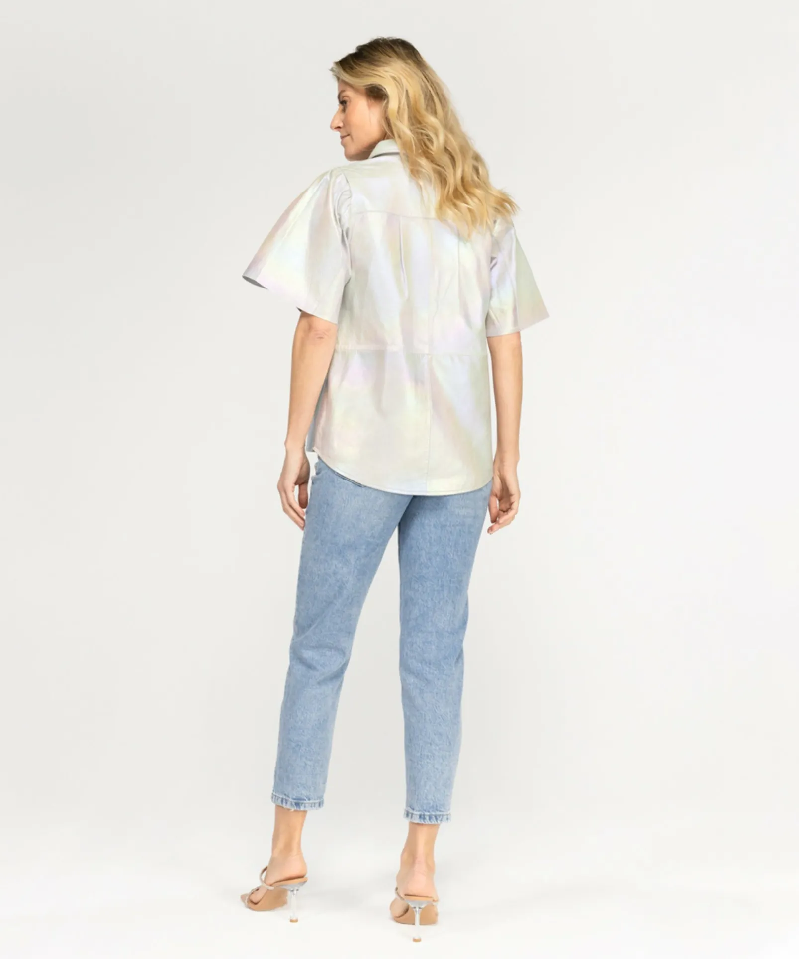 Tasha Metallic Jade Green