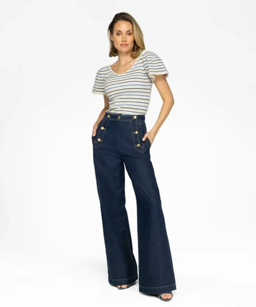 Thaira Stripes Airy Blue